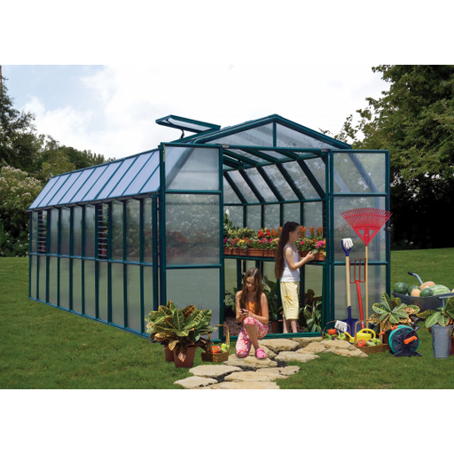 Palram - Canopia 8x20 Grand Gardener 2 Greenhouse Kit - Twin Wall HG7220 - Palram - Ambient Home