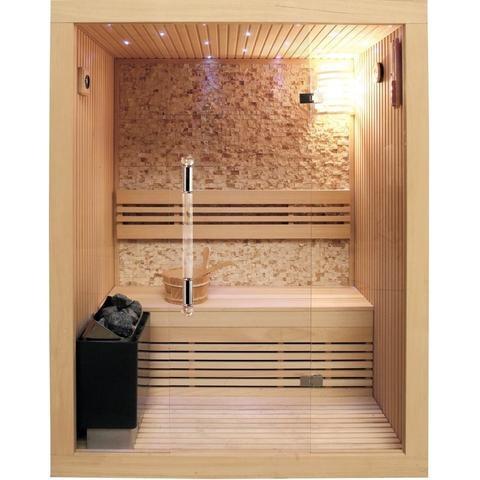SunRay 2 Person Rockledge Luxury Traditional Steam Sauna (200LX) (75"H x 59"W x 42"D) - Sunray Saunas - Ambient Home