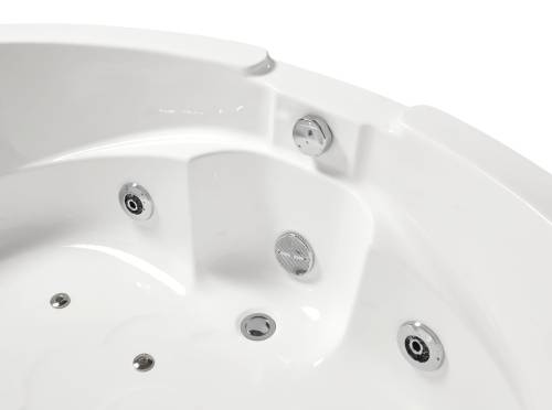 Platinum AM505 Corner Whirlpool Bathtub (61"L x 61"W x 31.5"H) - Platinum - Ambient Home