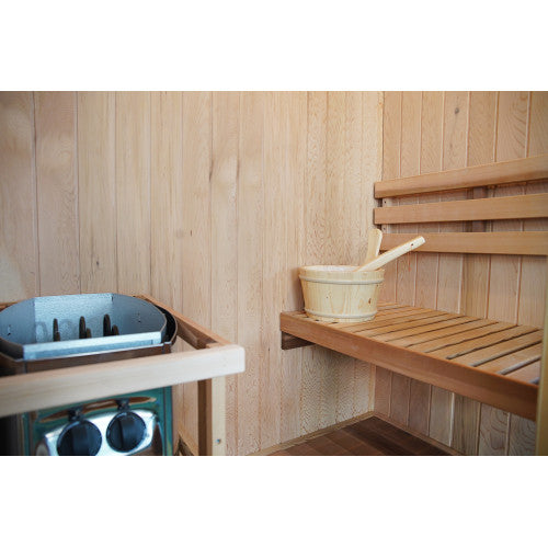 SunRay Aston 1-Person Indoor Traditional Sauna (HL100TN) (54" x 36" x 80") - Sunray Saunas - Ambient Home