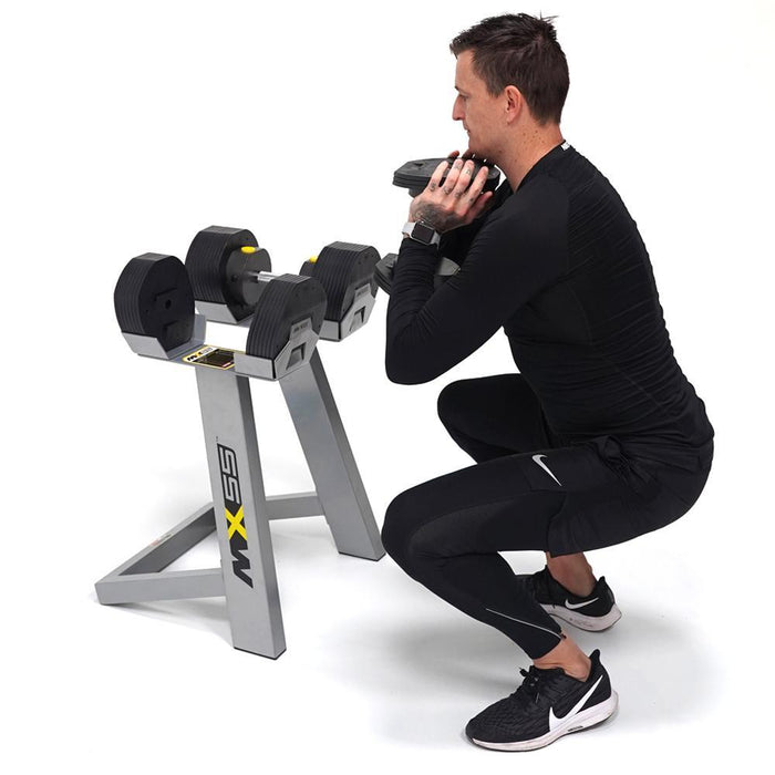 MX Select Adjustable Dumbbells and Adjustable Barbell & EZ Curl Package - MX Select - Ambient Home