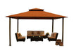 Paragon Outdoor 11' x 14' Gazebo with Sunbrella Top and Mosquito Netting - Paragon Outdoor - Ambient Home