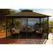 Paragon Outdoor 11' x 14' Gazebo with Sunbrella Top and Mosquito Netting - Paragon Outdoor - Ambient Home