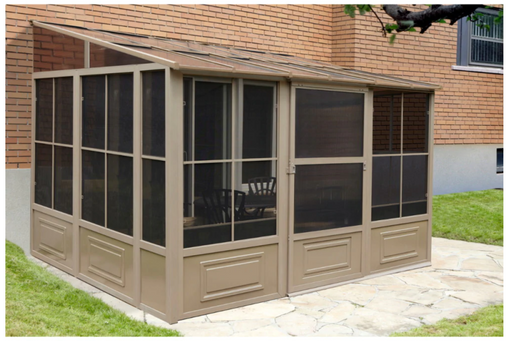 Gazebo Penguin Florence Add a Room Sunroom Patio Enclosure with Metal Roof - Gazebo Penguin - Ambient Home