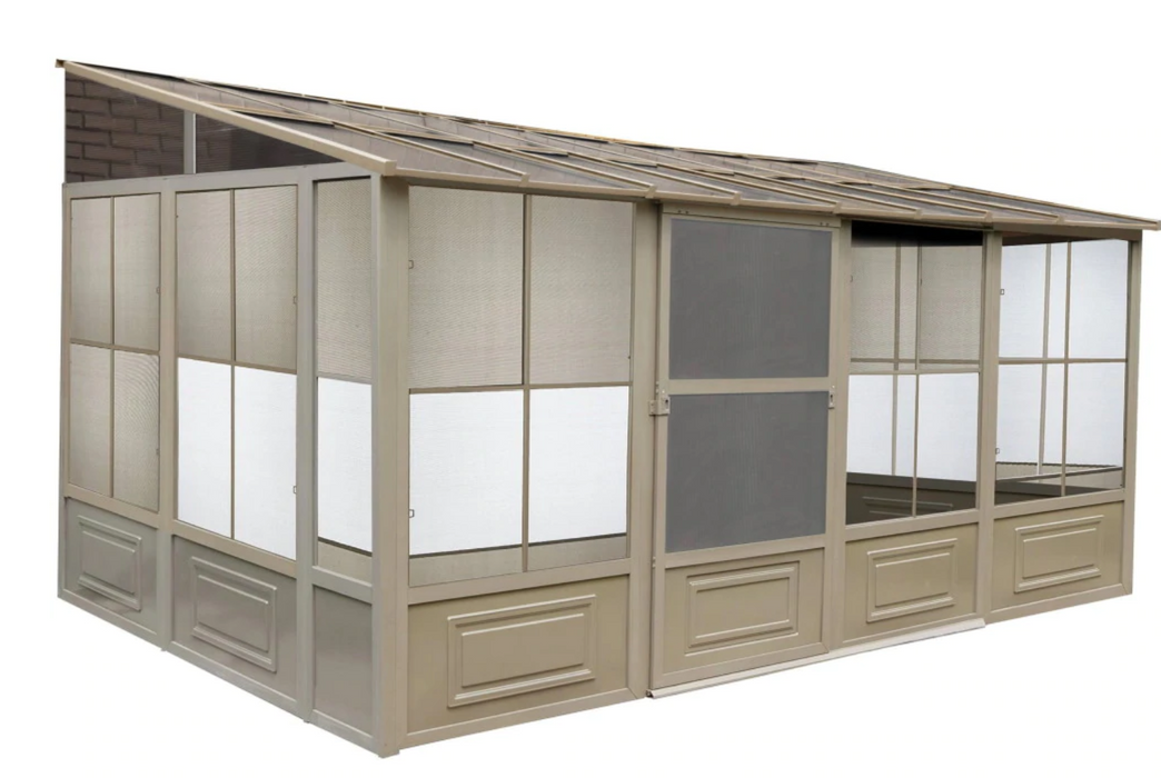 Gazebo Penguin Florence Add a Room Sunroom Patio Enclosure with Metal Roof - Gazebo Penguin - Ambient Home