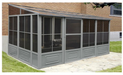 Gazebo Penguin Florence Add a Room Sunroom Patio Enclosure with Metal Roof - Gazebo Penguin - Ambient Home