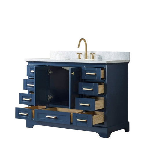 Legion Furniture WS3348-B 48 Inch Solid Wood Vanity in Blue, No Faucet - Legion Furniture - Ambient Home