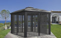 Paragon Outdoor Siena Hard Top Gazebo with Sliding Screen - Paragon Outdoor - Ambient Home