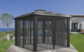 Paragon Outdoor Siena Hard Top Gazebo with Sliding Screen - Paragon Outdoor - Ambient Home