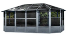 Gazebo Penguin Florence Solarium 4-Season Sunroom Kit / Patio Gazebo with Polycarbonate Roof - Gazebo Penguin - Ambient Home