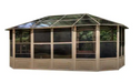 Gazebo Penguin Florence Solarium 4-Season Sunroom Kit / Patio Gazebo with Polycarbonate Roof - Gazebo Penguin - Ambient Home