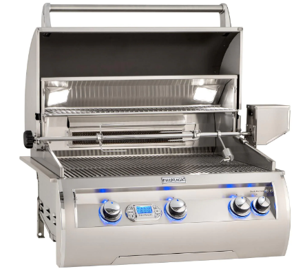 Fire Magic Echelon Diamond E660I 30-Inch Built-In Propane/Natural Gas Grill With Rotisserie and Digital Thermometer - E660I-8E1P/E660I-8E1N - Fire Magic - Ambient Home