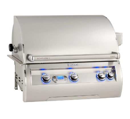 Fire Magic Echelon Diamond E660I 30-Inch Built-In Propane/Natural Gas Grill With Rotisserie and Digital Thermometer - E660I-8E1P/E660I-8E1N - Fire Magic - Ambient Home