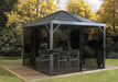 Sojag™ Sanibel Gazebo Steel Roof with Mosquito Netting - Sojag Gazebo - Ambient Home