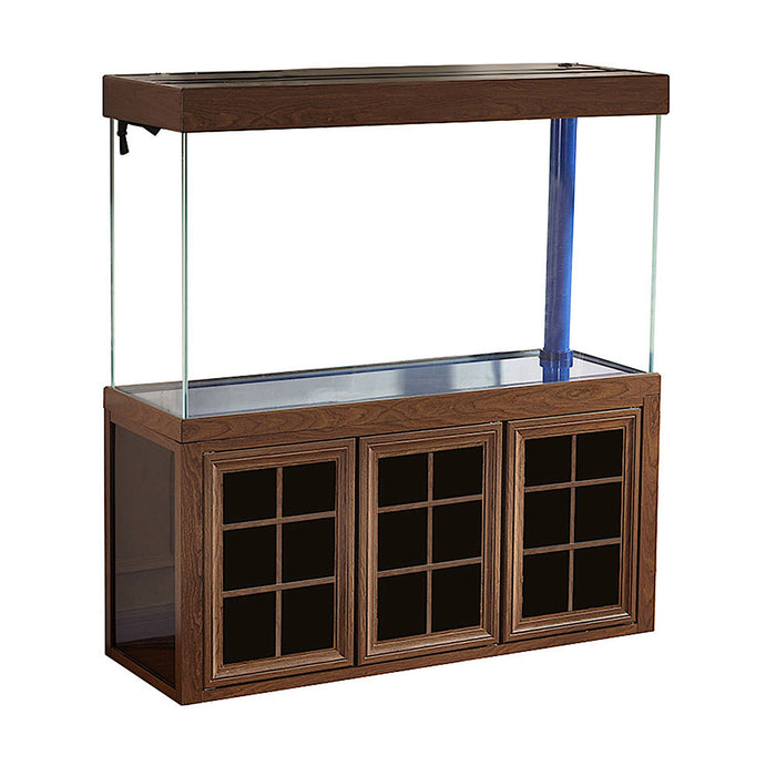 Aqua Dream 135 Gallon Tempered Glass Aquarium Dark Wood [AD-1260-BW] - Aquadream - Ambient Home