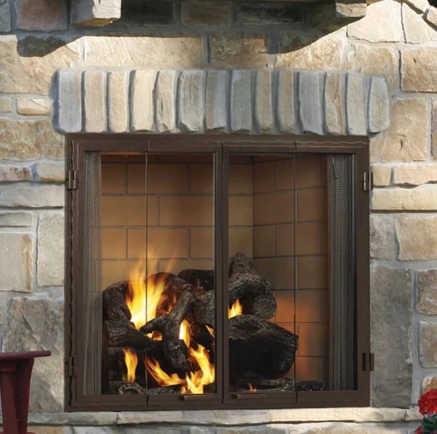 Majestic Castlewood 42" Outdoor Wood Burning Fireplace | ODCASTLEWD-42 - Majestic - Ambient Home