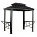 Sojag Gazebo BBQ Messina Grill 6 x 8 ft - Dark grey - Sojag Gazebo - Ambient Home