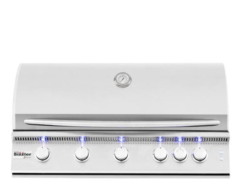 Summerset Sizzler Pro 40-Inch 5-Burner Built-In Natural Gas Grill With Rear Infrared Burner - SIZPRO40 - Summerset - Ambient Home