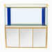 Aqua Dream 175 Gallon Tempered Glass Aquarium White and Gold [AD-1560-WT] - Aquadream - Ambient Home