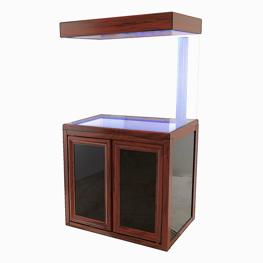 Aqua Dream 50 Gallon Aquarium Redwood [AD-860-RW] - Aquadream - Ambient Home