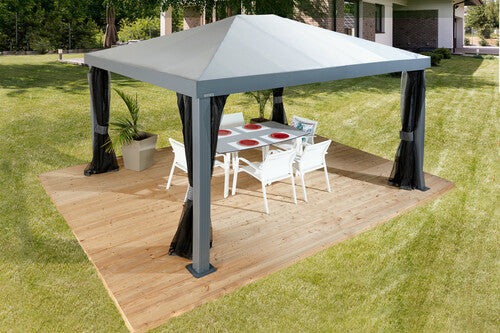 Sojag Gazebo Monteserra Gazebo 10x12 ft. - Light Grey - Sojag Gazebo - Ambient Home