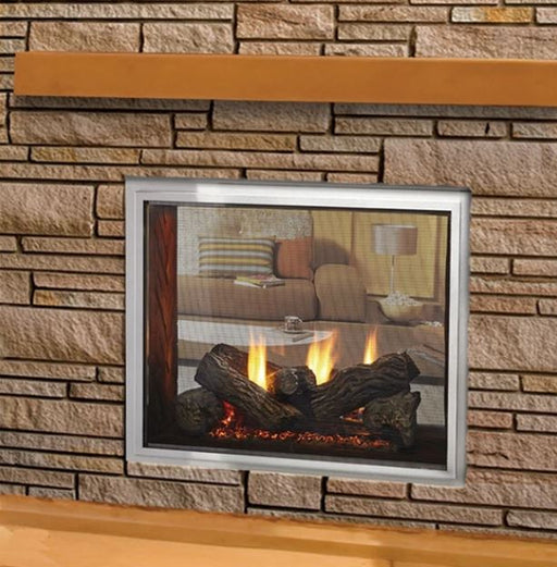 Majestic Fortress 36 Indoor/Outdoor See-Through Gas Fireplace | ODFORTG-36 - Majestic - Ambient Home