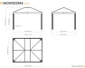 Sojag Gazebo Monteserra Gazebo 10x12 ft. - Light Grey - Sojag Gazebo - Ambient Home