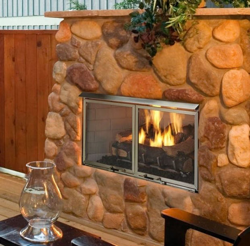 Majestic Villa Gas 42 Inch Outdoor Vent Free Gas Fireplace | ODVILLAG-42T - Majestic - Ambient Home