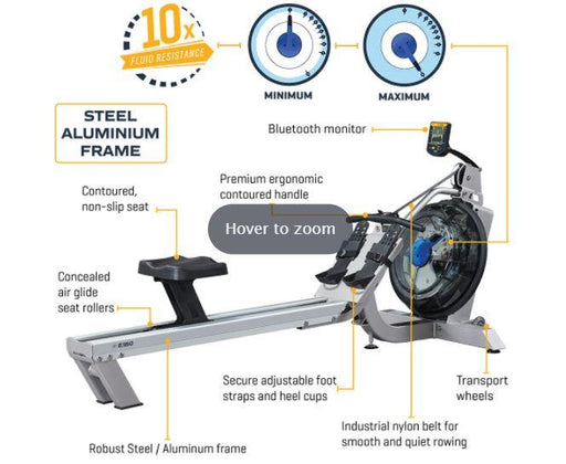 E350 Fluid Rower - First Degree Fitness - Ambient Home