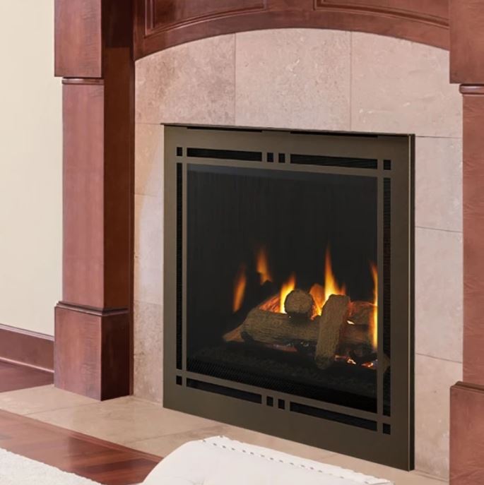 Majestic Meridian Platinum 36 Direct Vent Gas Fireplace | MERIDPLA36 | - Majestic - Ambient Home