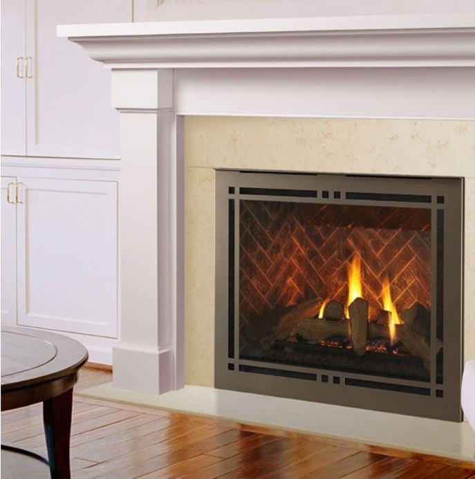 Majestic Meridian Platinum 42 Direct Vent Gas Fireplace | MERIDPLA42 | - Majestic - Ambient Home