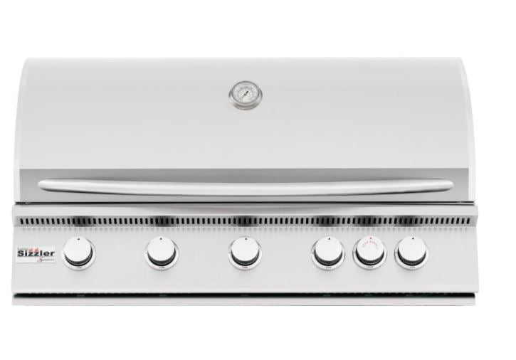 Summerset Sizzler 40-Inch 5-Burner Built-In Natural Gas Grill With Rear Infrared Burner - - Summerset - Ambient Home