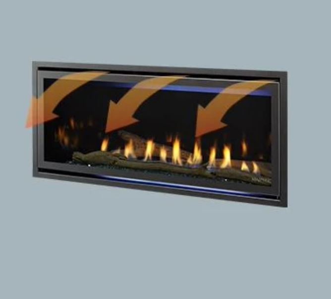 Majestic Jade 32 Inch Linear Direct Vent Gas Fireplace - JADE32IN-B - Majestic - Ambient Home