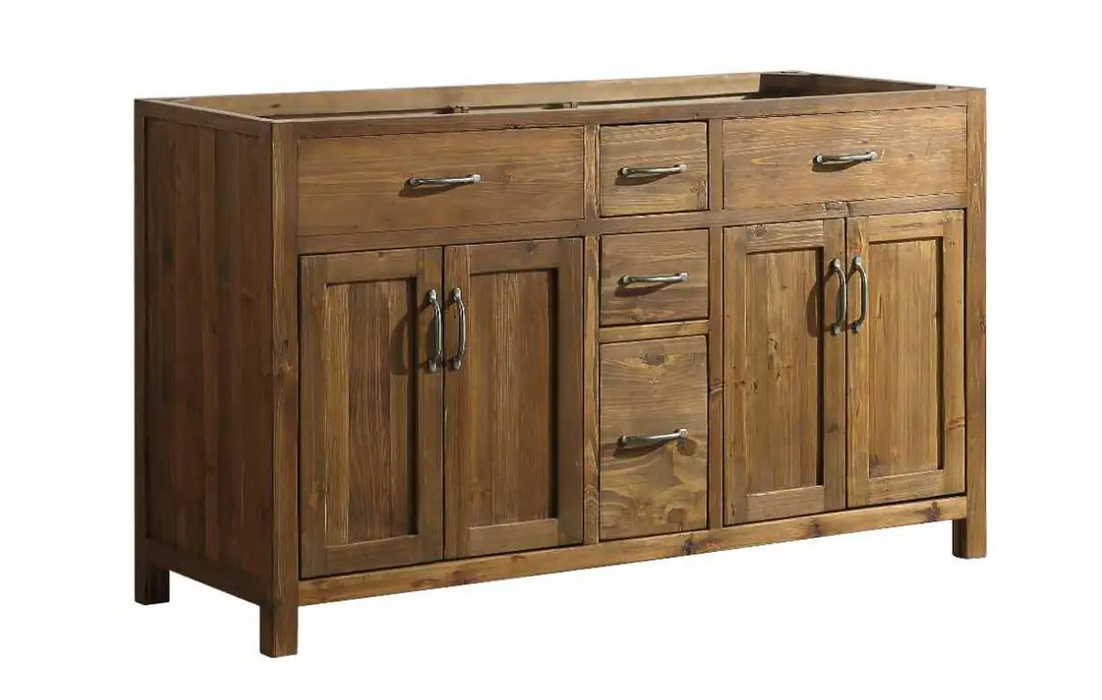 Design Element Bryson Bath Vanity Cabinet Only in Walnut - Design Element - Ambient Home