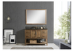 Design Element Austin Reclaimed Wood Bath Vanity Cabinet Only, Walnut Finish - Design Element - Ambient Home
