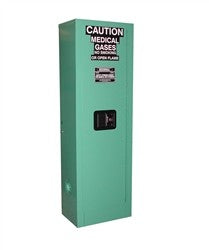 Securall  MG102 - MedGas Oxygen Gas Cylinder Full Storage Cabinet - Stores 1-2 D, E Cylinders - Securall - Ambient Home