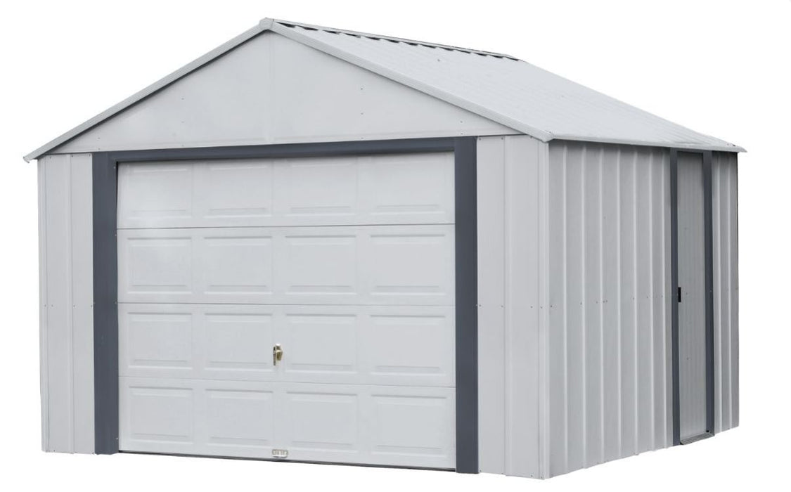 Arrow Vinyl Murryhill 12x24 Garage Steel Storage Shed Kit (BGR1224FG) - Arrow - Ambient Home