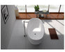 Legion Furniture WJ8639-W 65 Inch White Matt Solid Surface Tub, No Faucet - Legion Furniture Tubs - Ambient Home