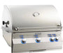 Fire Magic Aurora A660I 30-Inch Built-In Natural Gas / Propane Gas Grill With One Infrared Burner, Rotisserie, And Analog Thermometer - A660I-8LAN / A660I-8LAP - Fire Magic - Ambient Home