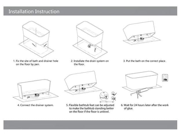 Legion Furniture WJ8619-W 70.1 Inch White Matt Solid Surface Tub, No Faucet - Legion Furniture Tubs - Ambient Home