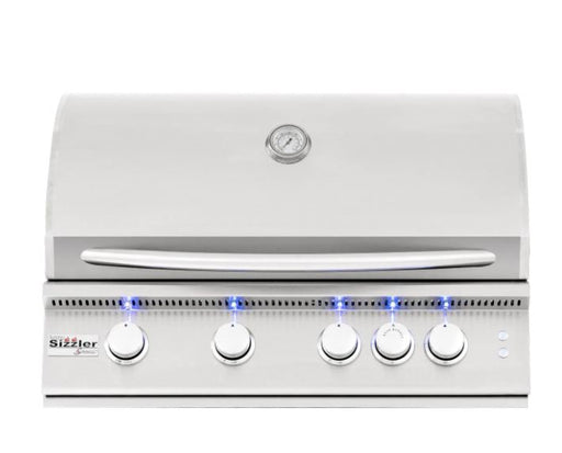 Summerset Sizzler Pro 32-Inch 4-Burner Built-In Natural Gas Grill With Rear Infrared Burner - - Summerset - Ambient Home