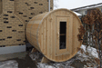 Dundalk Canadian Timber 2-4 Person Harmony Barrel Sauna - CTC22W - Dundalk LeisureCraft Saunas - Dundalk LeisureCraft - Ambient Home