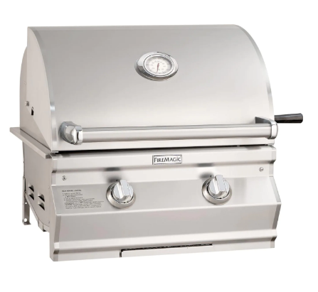 Fire Magic Choice Multi-User Accessible CMA430I 24-Inch Built-In Natural/Propane Gas Grill With Analog Thermometer - CMA430I-RT1N/CMA430I-RT1P - Fire Magic - Ambient Home
