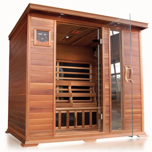 SunRay Savannah 3 Person Infrared Sauna (HL300K) (75"H x 59"W x 45"D) - Sunray Saunas - Ambient Home