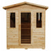 SunRay 3 Person Outdoor Grandby Infrared Sauna (HL300D) (83"H x 72"W x 47"D) - Sunray Saunas - Ambient Home