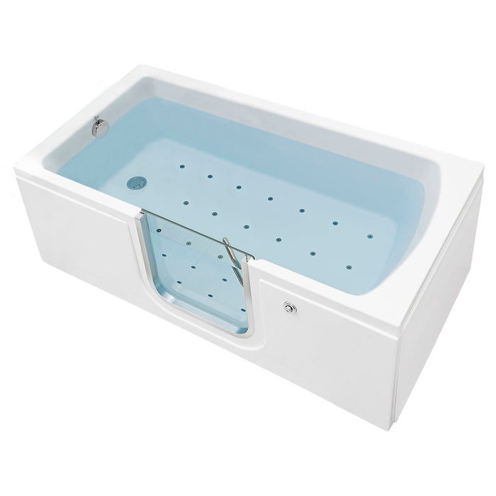 Ella's Bubble Laydown Air - Acrylic Walk In Bathtub (30″W x 60″L) - Ella's Bubbles - Ambient Home