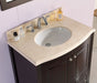 Laviva Estella 32" Brown Bathroom Vanity With Jerusalem Gold Countertop - Laviva - Ambient Home
