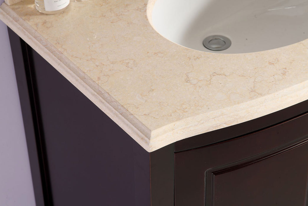 Laviva Estella 32" Brown Bathroom Vanity With Jerusalem Gold Countertop - Laviva - Ambient Home