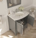 Laviva Estella 32" Grey Bathroom Vanity With White Carrara Marble Countertop - Laviva - Ambient Home