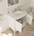 Laviva Estella 32" White Bathroom Vanity With White Carrara Marble Countertop - Laviva - Ambient Home